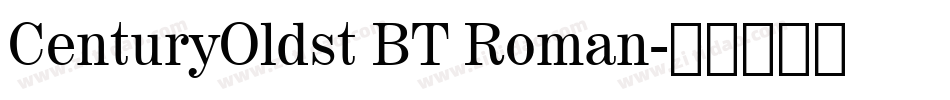 CenturyOldst BT Roman字体转换